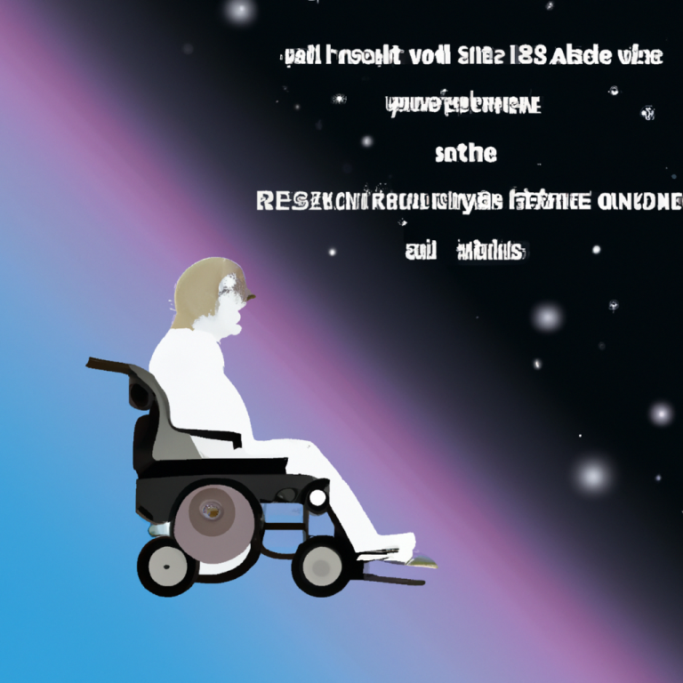 Fighting ALS with Strength: Stephen Hawking's Inspiring Journey.